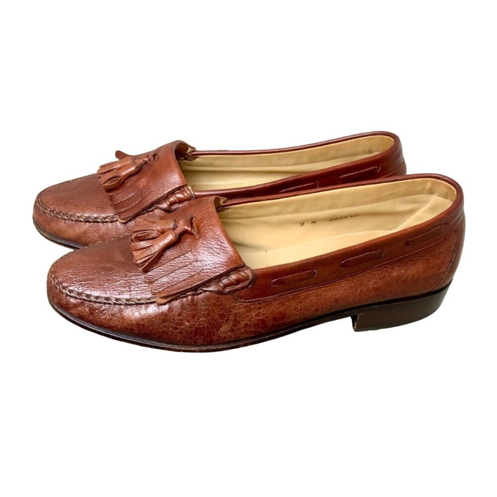 Bally of Switzerland men’s shoes brown loafers  Luxury brand size 9 excellent